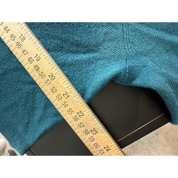 Anthropologie XL Women Pullover Knit Sweater Dress Ruffle Flare Sleeves K8-5 - Picture 5 of 10